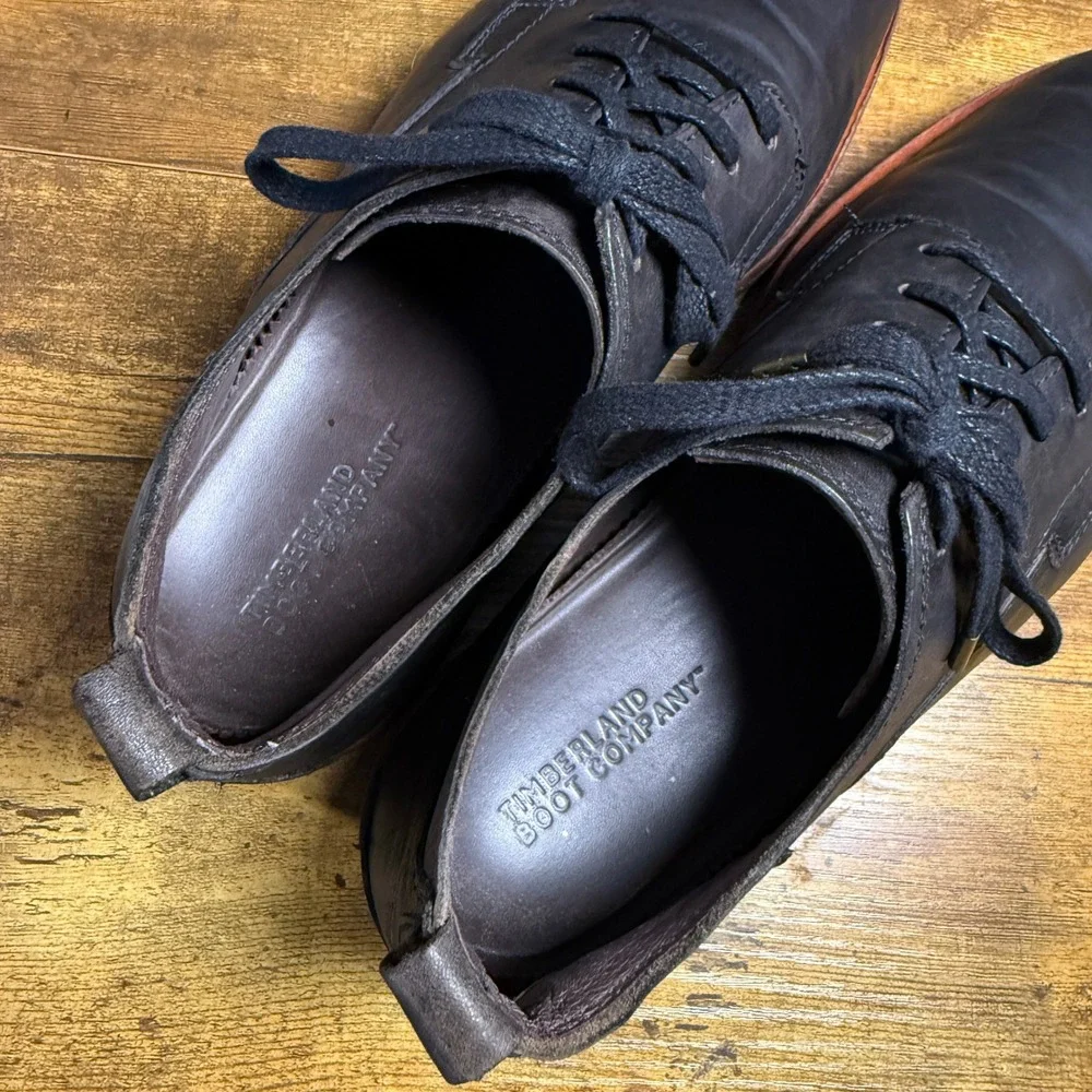 Timberland Boot Company Bardstown A19VK Black Leather Oxford Mens Size 12